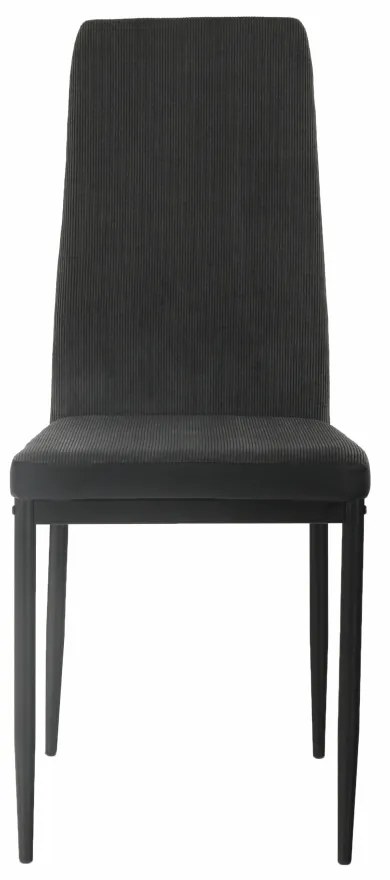 Scaun de sufragerie Enrico (gri închis + negru). 1016553