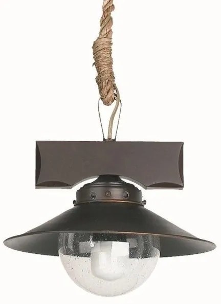 Pendul rustic stil marinar diametru 24cm Nudos 68139