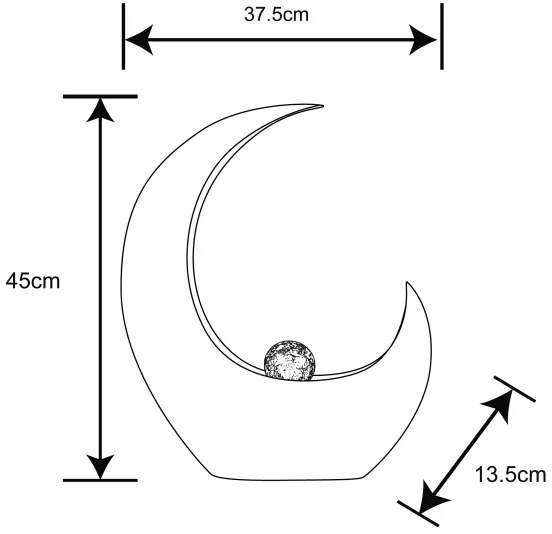 Corp de iluminat solar LED/0,06W/1,2V IP44 Globo 36520