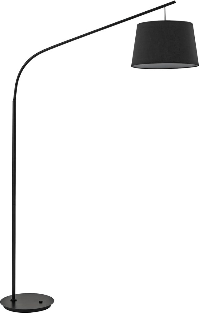 Lampadar Ideal Lux Daddy Pt1 Nero E27, Negru, 110363, Italia