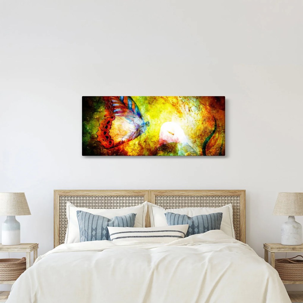 Tablou - Fluture spațial (120x50 cm)