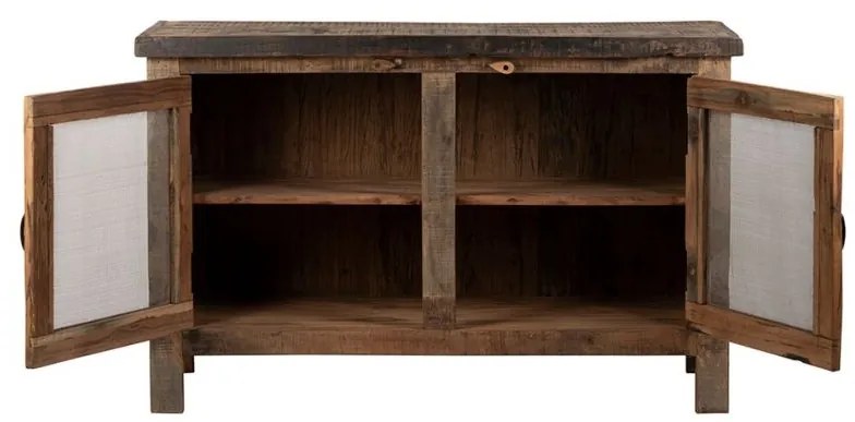 Bufet din lemn de mango si acacia, aspect rustic, Campagne