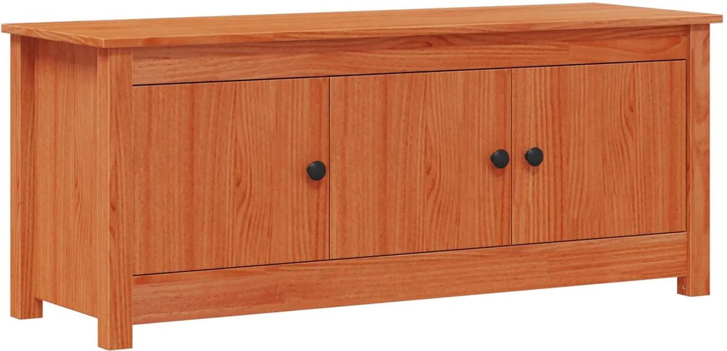 vidaXL Dulap pentru pantofi Maro Ceară 110 x 38 x 45,5 cm