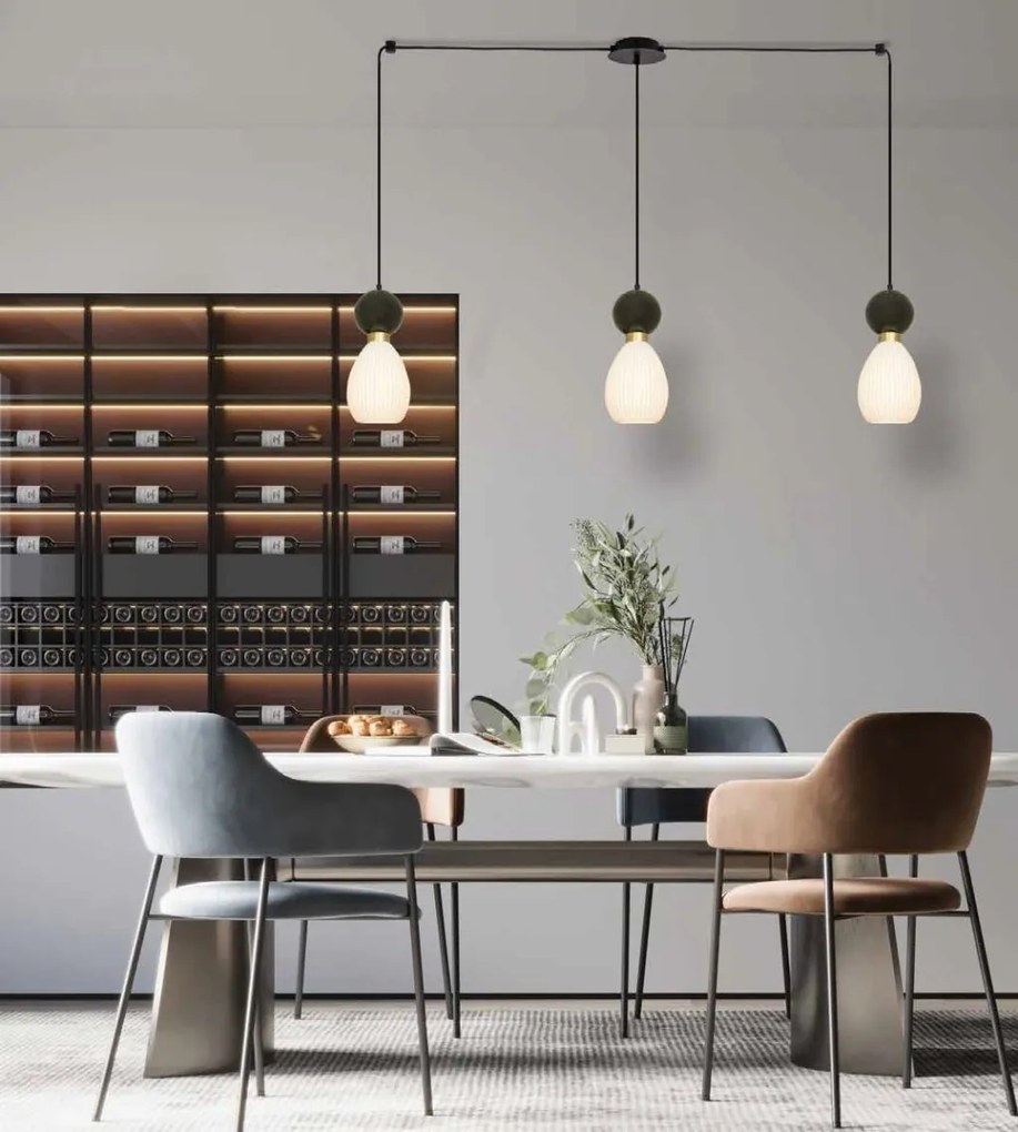 Lustra cu 3 Pendule design decorativ modern Rupert II