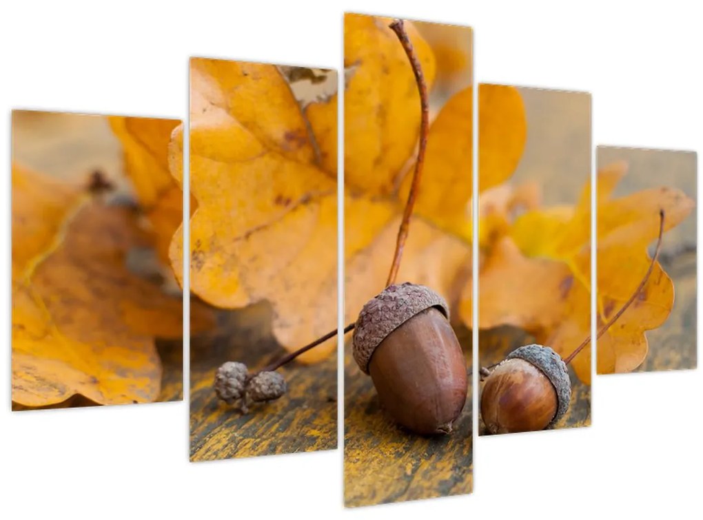 Tablou - Ghinde de toamnă (150x105 cm)