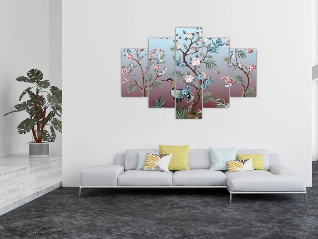 Tablou - Parcul Păsărilor (150x105 cm)