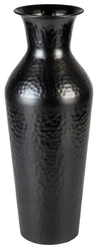 Vază neagră din oțel înaltă (înălțime 49 cm) Dunja – White Label