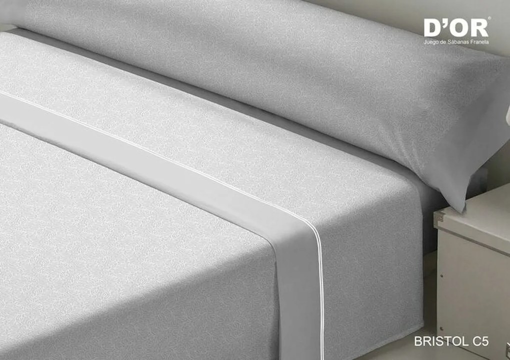 Set de foi D'Or BRISTOL Gri Pat 135 Franela