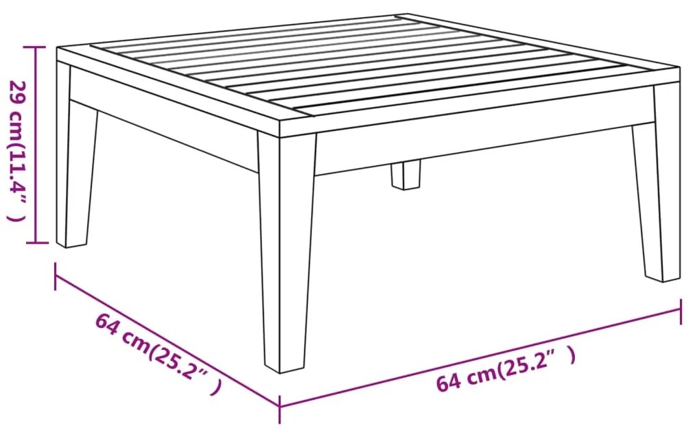 Set mobilier gradina perne alb crem, 5 piese, lemn masiv acacia Alb crem, 2x colt + 2x banca + masa, 1