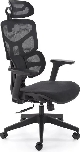 Scaun de birou ergonomic Macar - negru