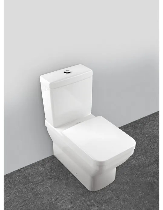 Capac WC, Villeroy&amp;Boch Architectura, cu inchidere lenta, Alb Alpin, 9M58S101