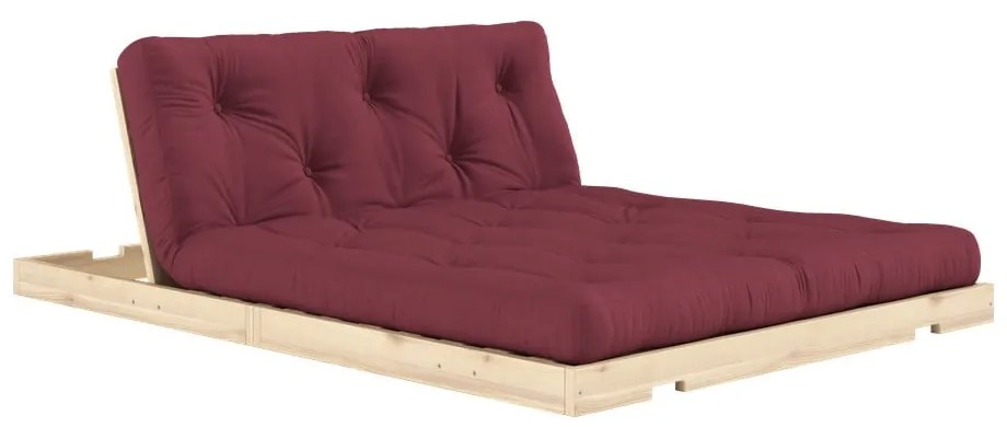 Canapea burgundy extensibilă 145 cm Flip – Karup Design