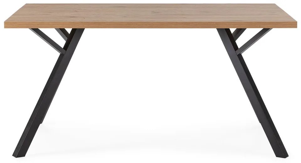 Masă de dining în culoare naturală cu blat din lemn de stejar 90x160 cm Marion – Marckeric