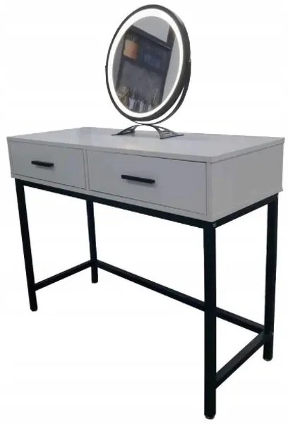 Masă de toaletă cu oglindă LED Estel Black