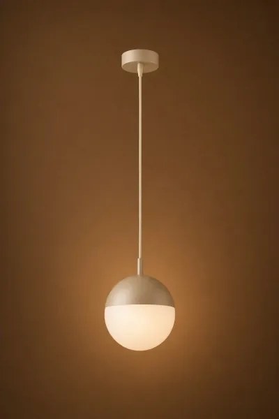 Argon 9001 - Lampă suspendată de exterior pe cablu LIV 1xE27/15W/230V IP44 bej