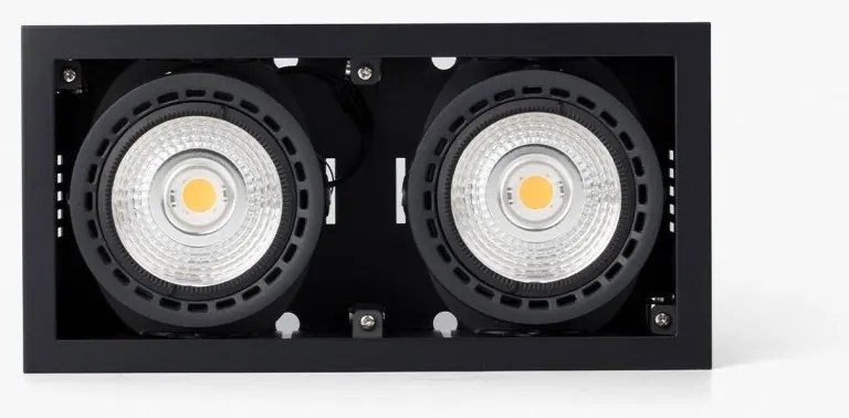 Spot LED incastrabil MINI COLIN-2 Black recessed 36-50W 4000K 56°