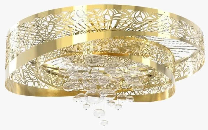 Lustra LED aplicata moderna diametru 100cm, design LUX GLORY 05-CH