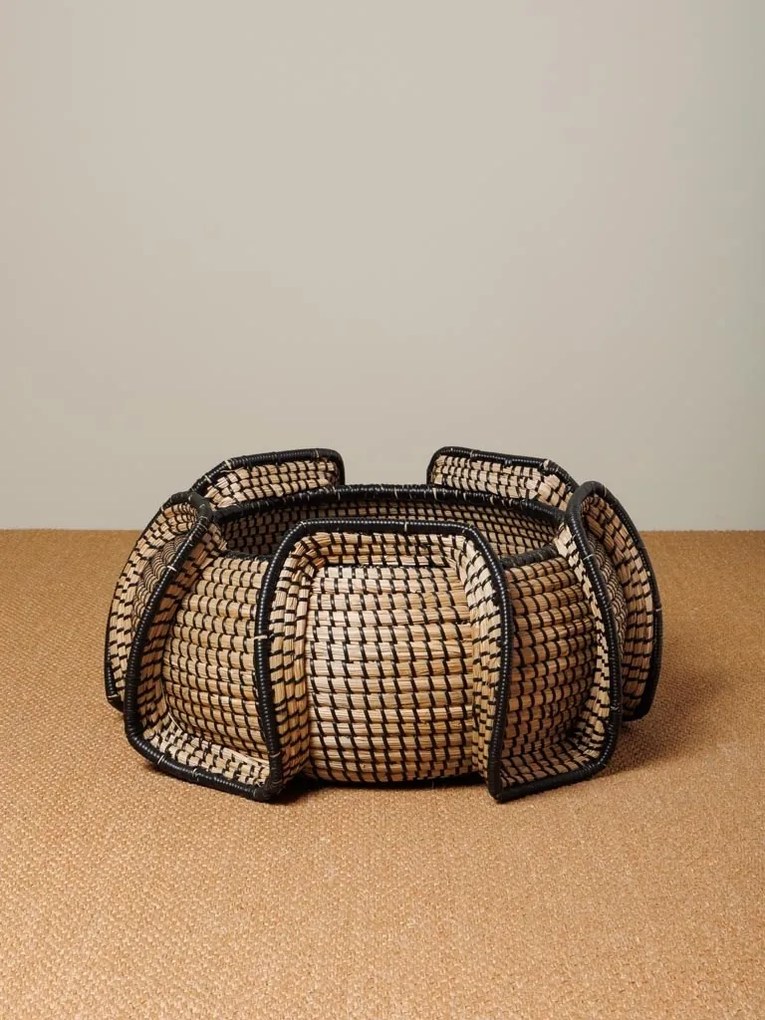 Cos de depozitare, din iarba de mare, D52cm, Quadrimac