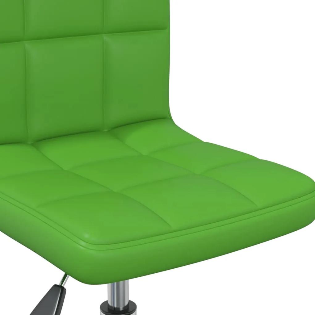 Scaun de birou pivotant, verde, piele ecologica 1, Verde