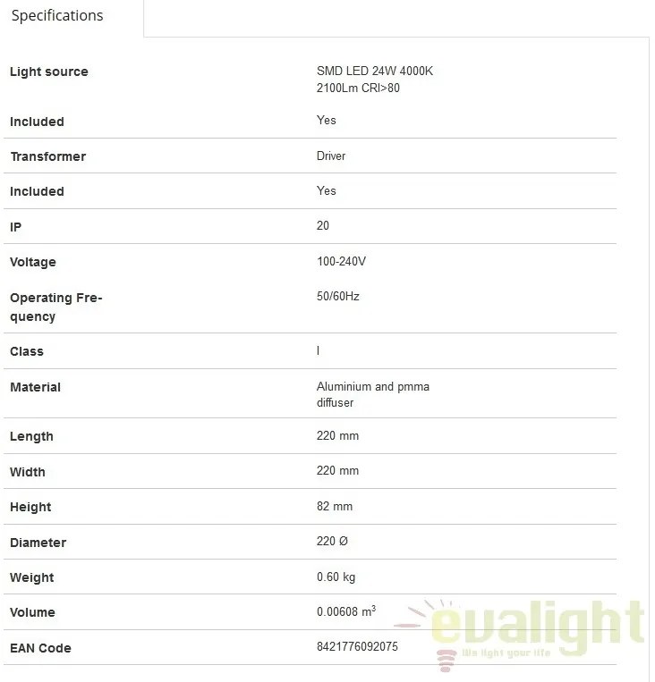 SPOT LED INCASTRABIL MODERN SON-2 24W 42930
