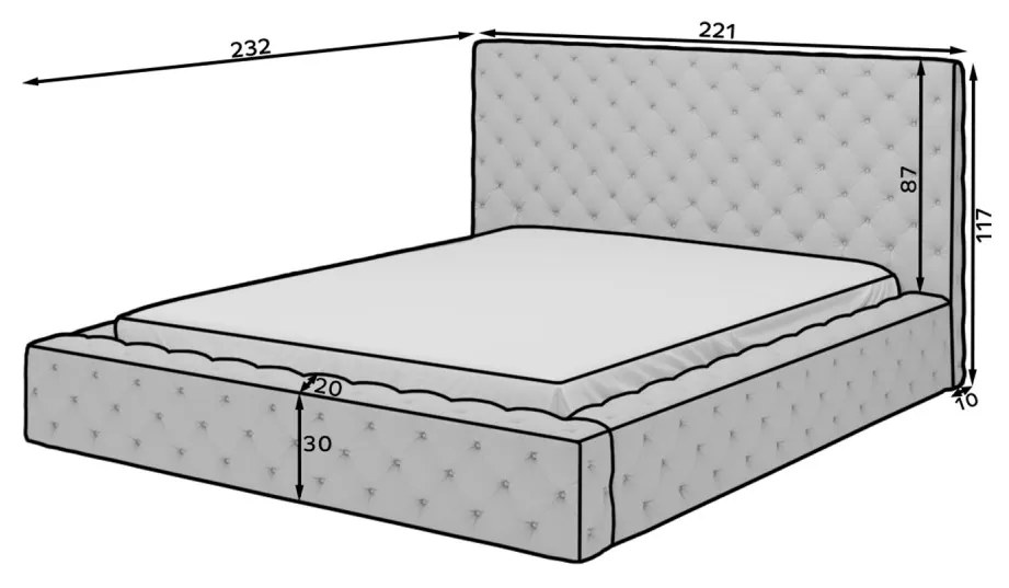 Pat Princce 180x200 cm Softis 29