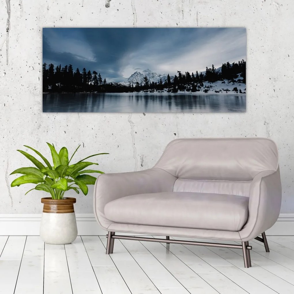 Tablou - Pe laacul înghețat (120x50 cm)