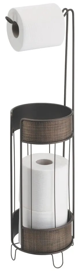 Suport pentru hârtia igienică iDesign Twillo, maro