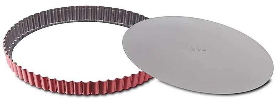 Formă de blat cu bază detașabilă DELIBAKE 28 cm roșu Tefal