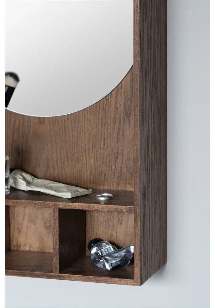 Panou de agățat diverse maro din lemn de stejar 40x65x11,5 cm Show Me – Mette Ditmer Denmark