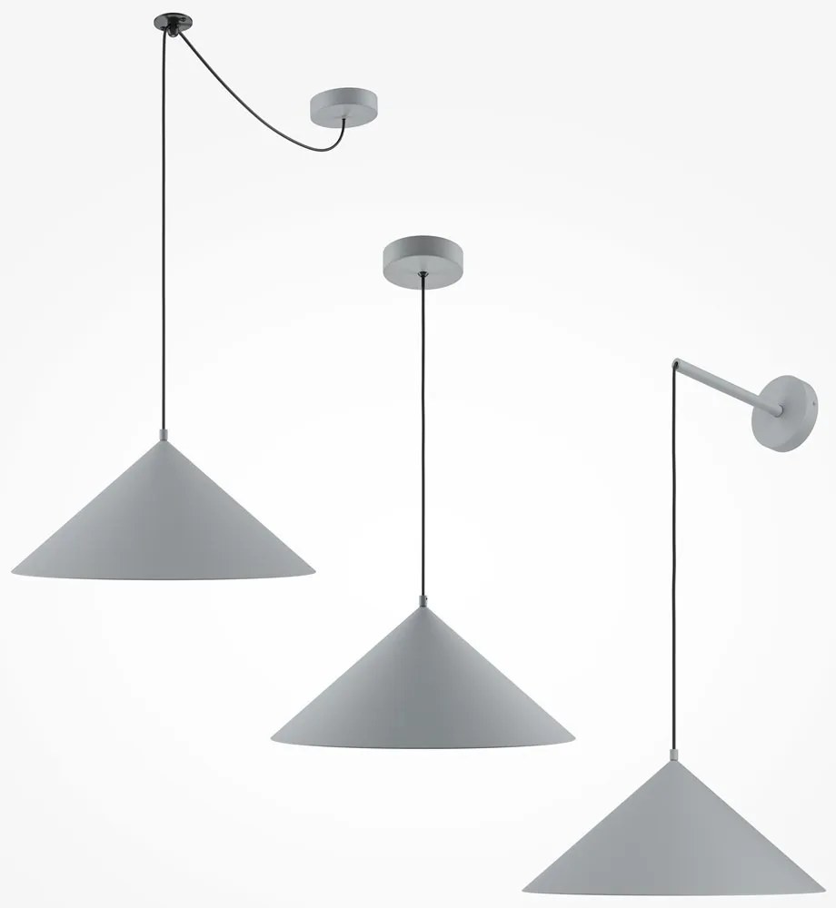 Lustra/Pendul metalic Basic D-35cm gri