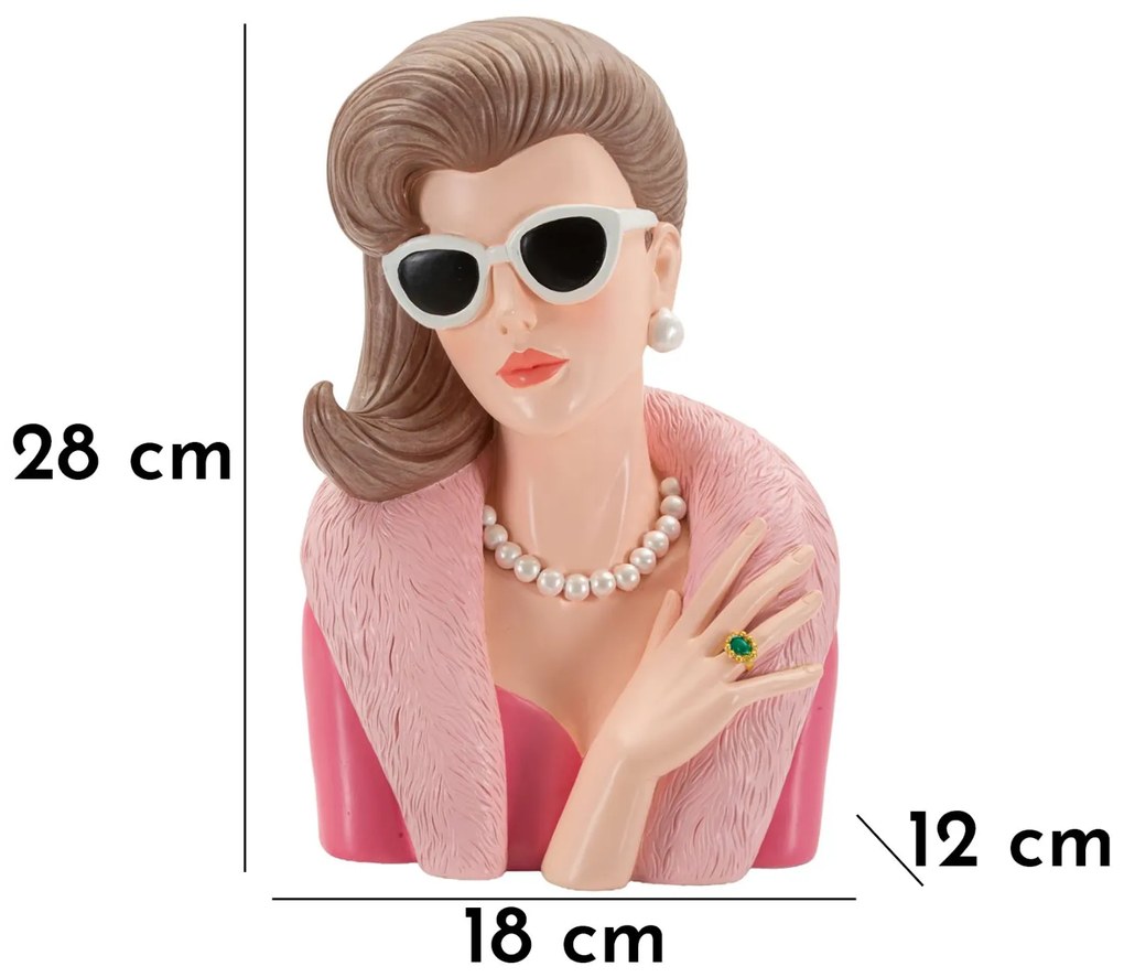 Mauro Ferretti Statueta Donna Paris -D- Cm 18X12X26 | Aosom Romania
