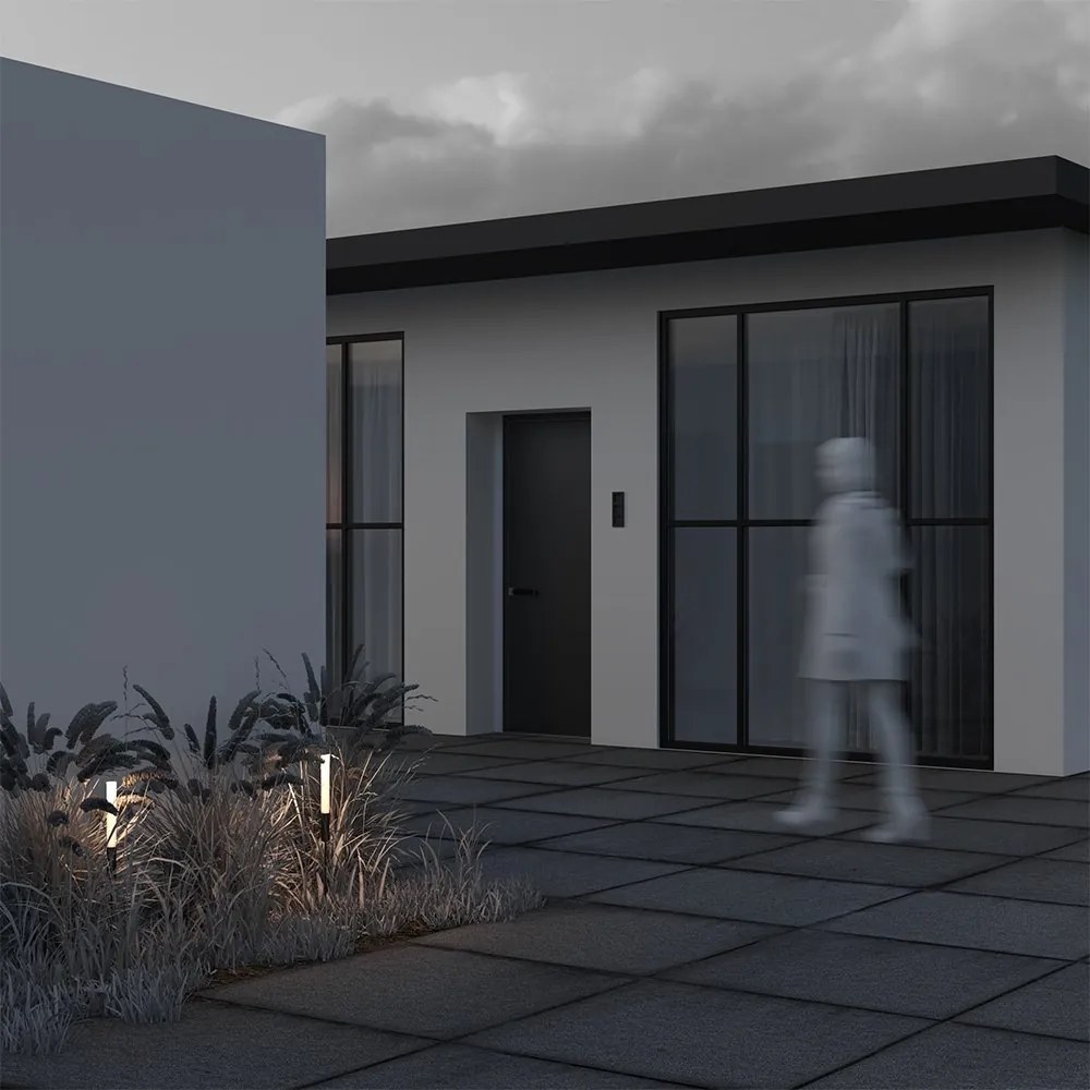 Lampa LED/Tarus de exterior iluminat decorativ IP65 Flare H-80cm