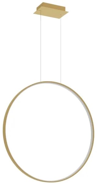 Lustră LED pe cablu RIO LED/50W/230V CRI90 3000K d. 78 cm auriu Thoro TH.175