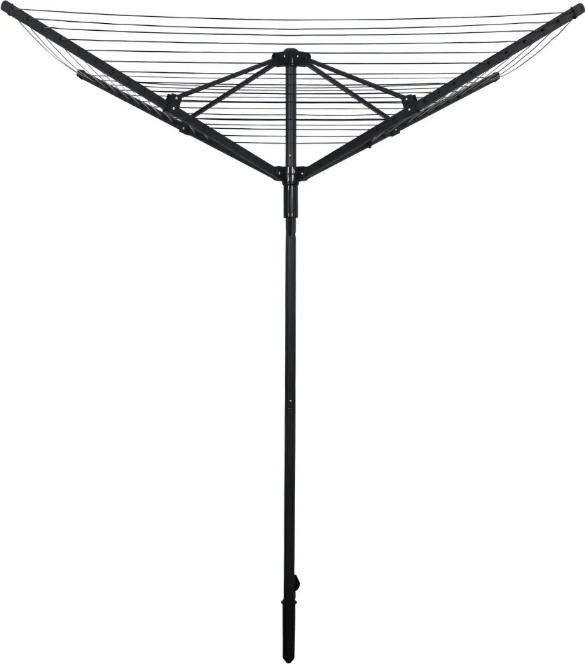 Uscător de haine de grădină, negru, 45 m, ROTARY NEW TYP 3