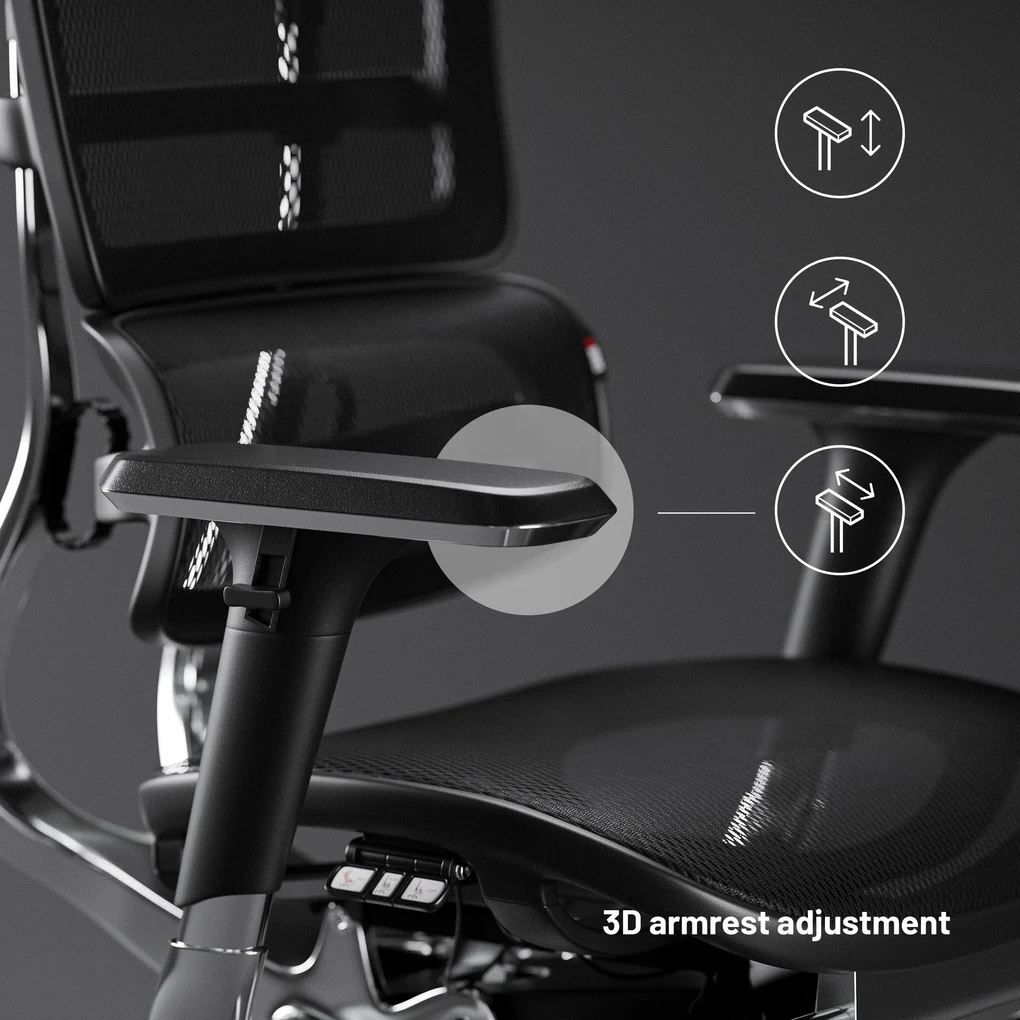 Scaun ergonomic DIABLO V-MASTER: negru