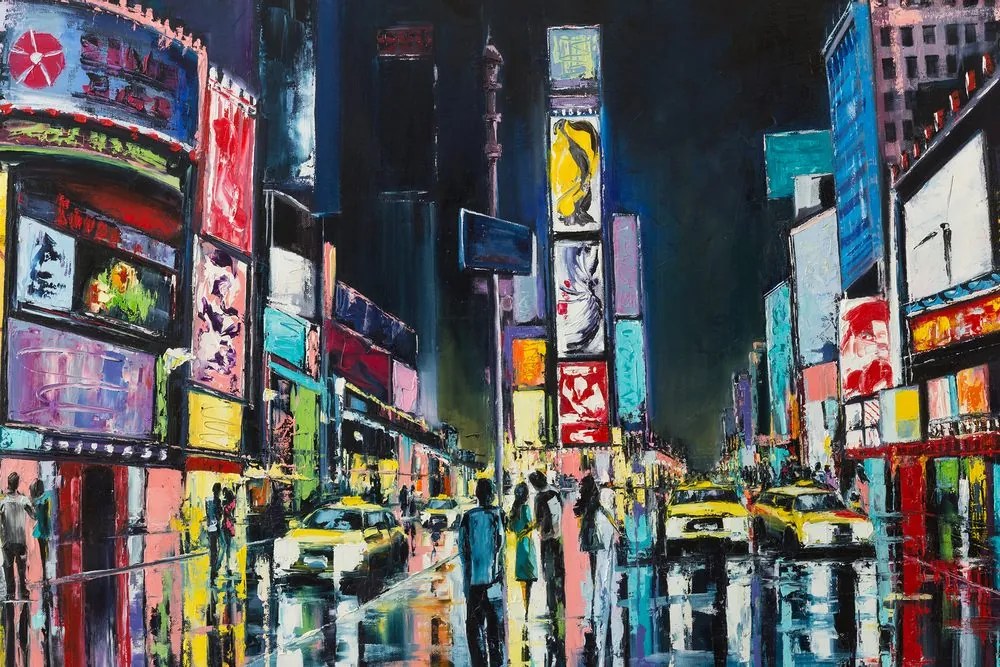 Tablou New York colorat