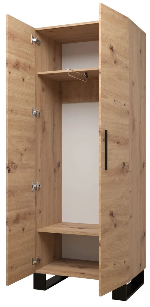 Dulap de haine Amanda (stejar artisan). 1085846