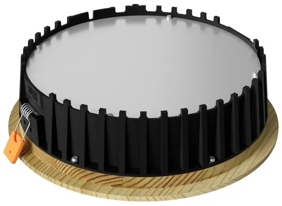 Corp de iluminat LED încastrat RONDO LED/12W/230V 4000K d. 20 cm lemn masiv pin APLED