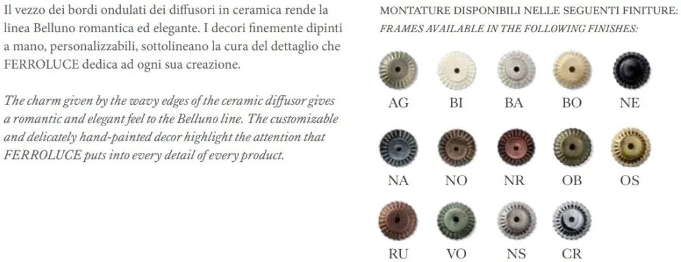 Pendul design clasic realizat manual BELLUNO