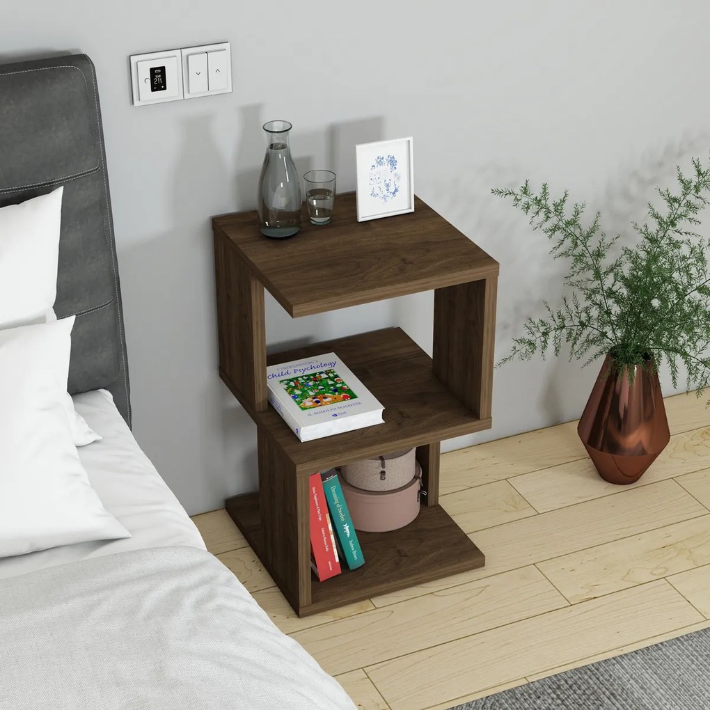 Măsuță de noptieră Salvia Walnut