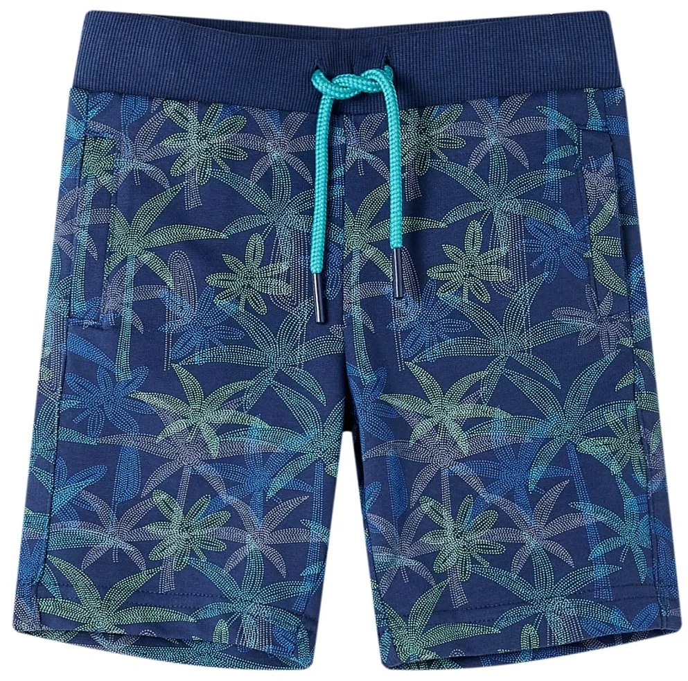 Pantaloni scurți pentru copii cu șnur, bleumarin, 104