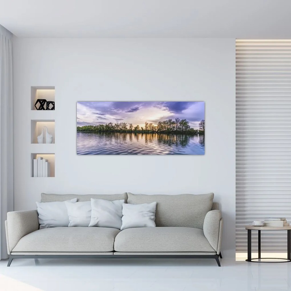 Tablou cu lac (120x50 cm)
