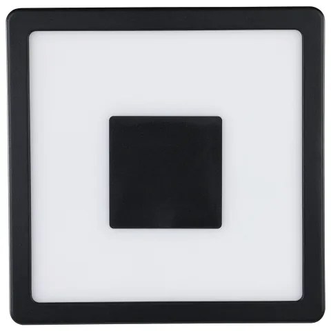 Plafonieră LED de exterior IPHIAS LED/17W/230V IP44 neagră Eglo 900283