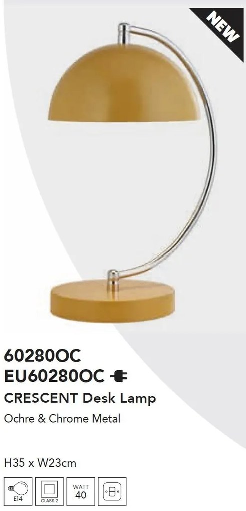 Veioza/Lampa de masa stil minimalist Crescent