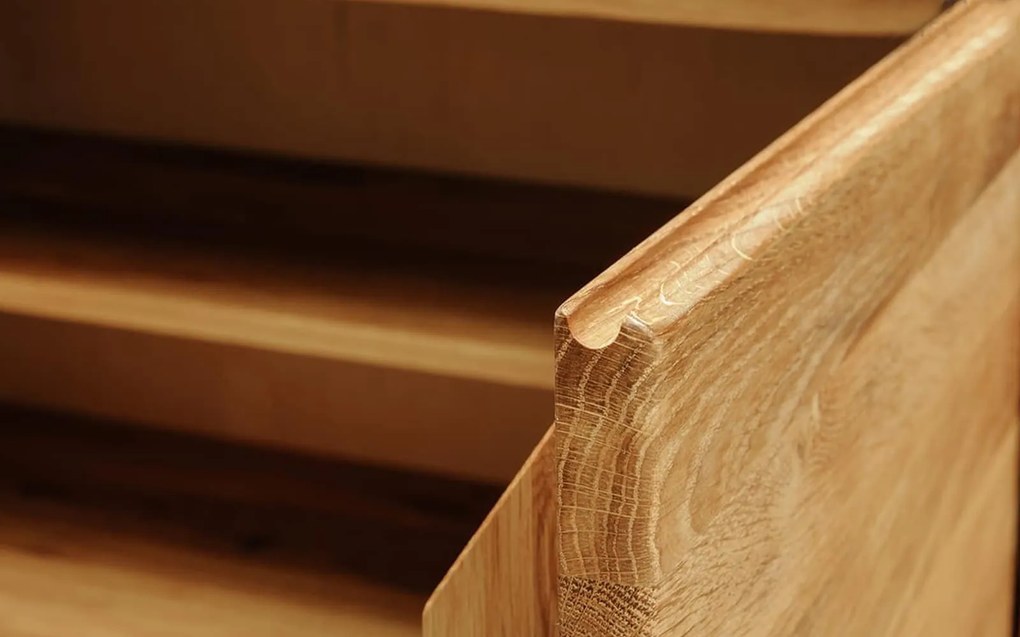 Dulap stejar masiv Pantofi Dotti, 100 × 37 × 111 cm
