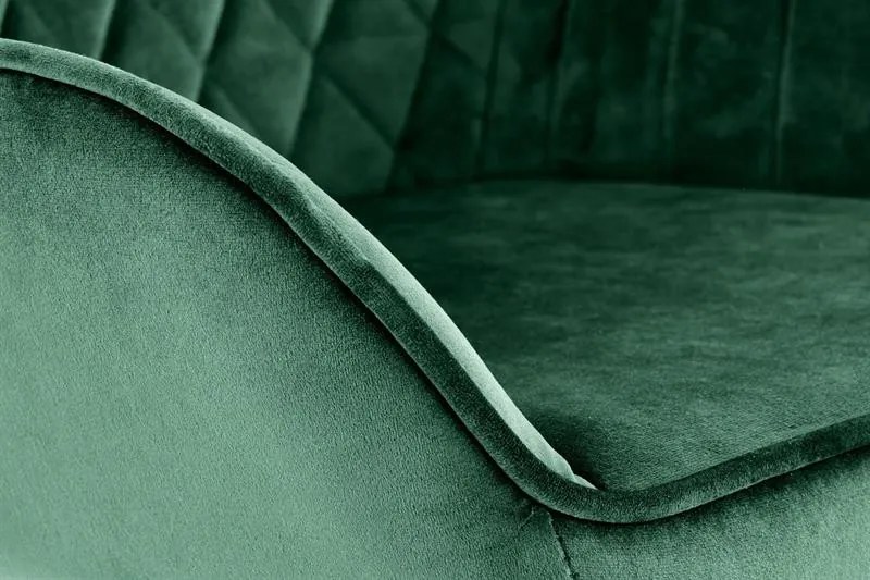 Scaun de bar H103 velvet verde