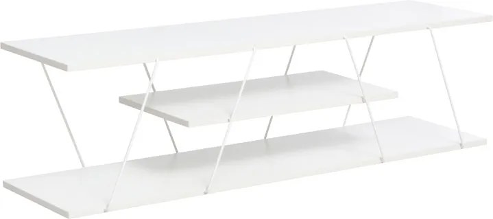 Comoda TV Tarsa, culoare alb, 120 x 30 x 33 cm