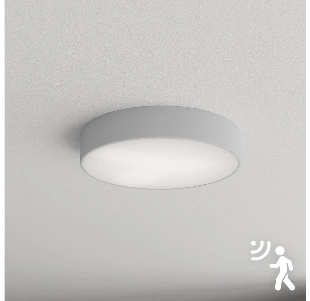 Plafonieră cu senzor Brilagi CLARE 3xE27/24W/230V d. 40 cm gri