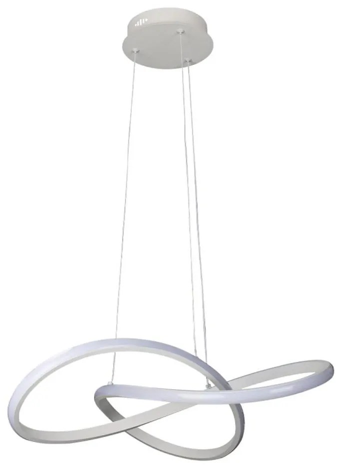 Lustră LED dimabilă suspendată pe cablu LED/65W/230V 3000-6500K + telecomandă