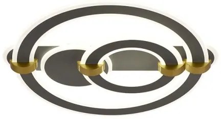 Plafonieră LED reglabilă LED/120W/230V 3000-6500K + telecomandă